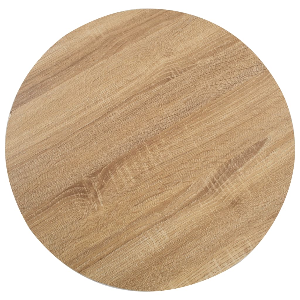 vidaXL Stolik bistro, jasnobrązowy, 50 cm, MDF