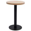 vidaXL Stolik bistro, jasnobrązowy, 50 cm, MDF