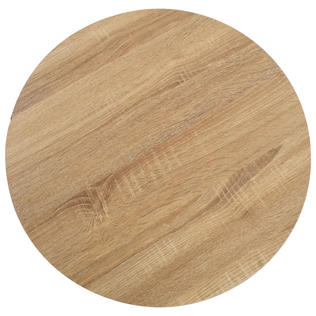 vidaXL Stolik bistro, jasnobrązowy, 50 cm, MDF