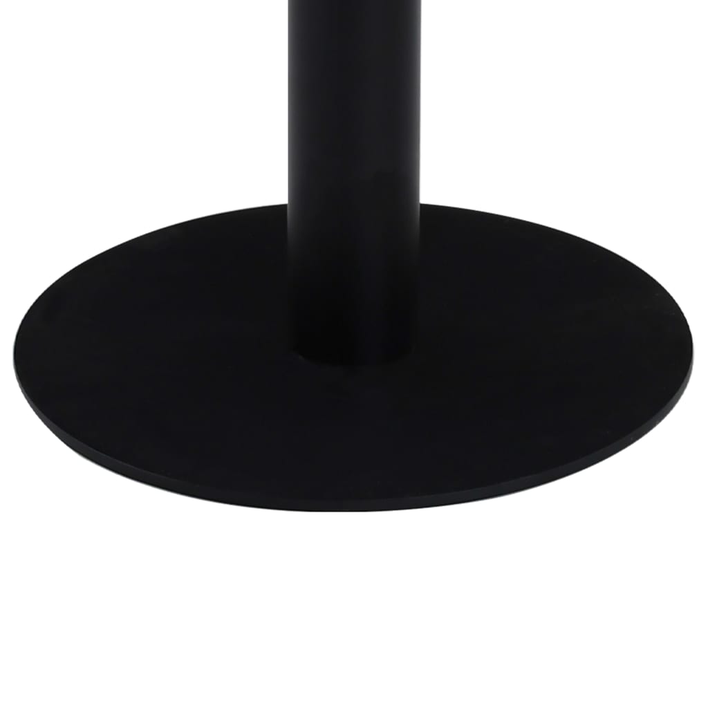 vidaXL Stolik bistro, ciemnobrązowy, 50 cm, MDF