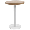 vidaXL Stolik bistro, jasnobrązowy, 60 cm, MDF