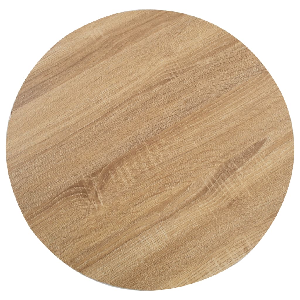 vidaXL Stolik bistro, jasnobrązowy, 60 cm, MDF