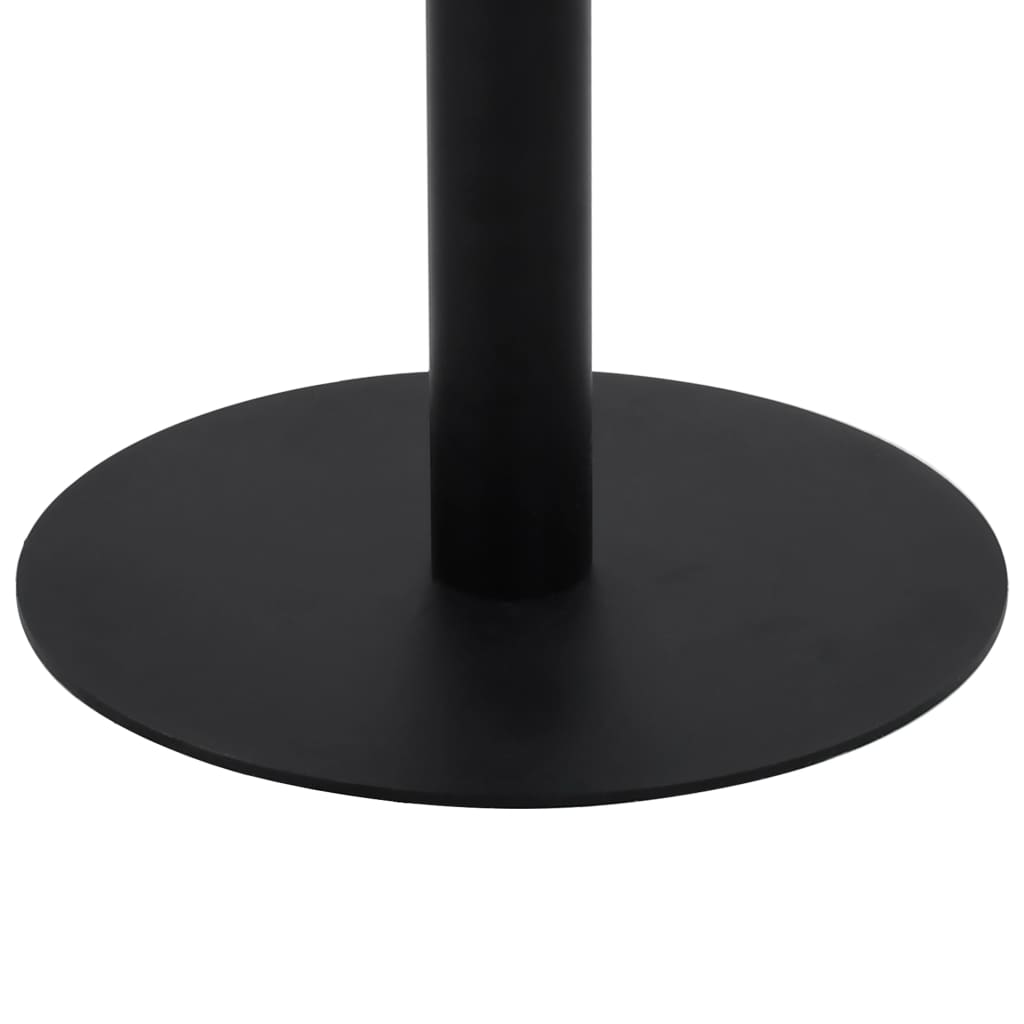 vidaXL Stolik bistro, ciemnobrązowy, 80 cm, MDF