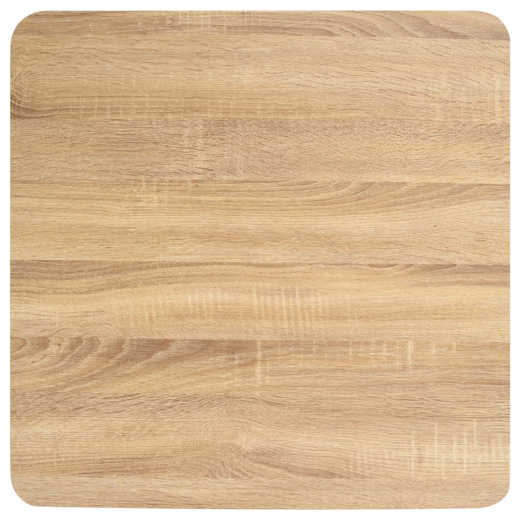 vidaXL Stolik bistro, jasnobrązowy, 60x60 cm, MDF