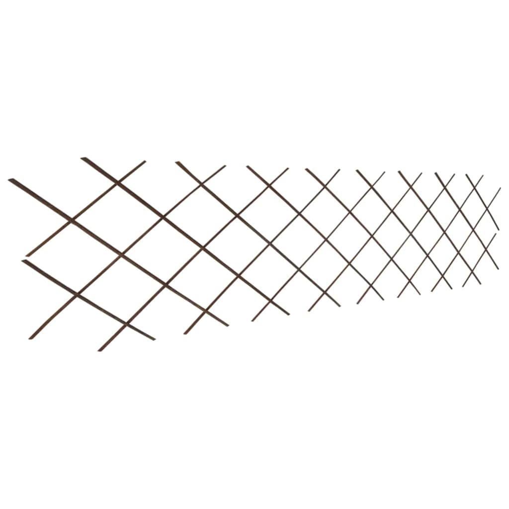 vidaXL Płot kratka z wierzby, 5 szt., 180 x 60 cm