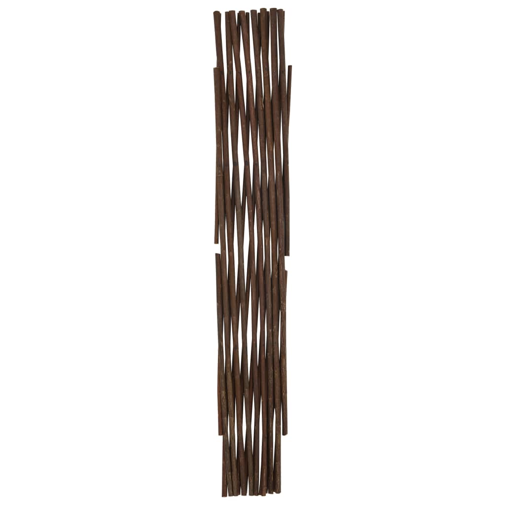 vidaXL Płot kratka z wierzby, 5 szt., 180 x 60 cm
