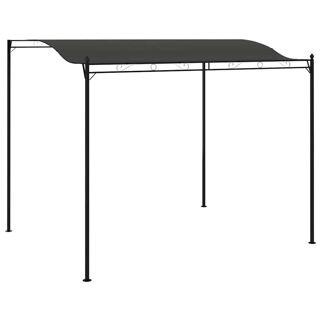 vidaXL Zadaszenie, 3 x 2,4 m, antracytowe