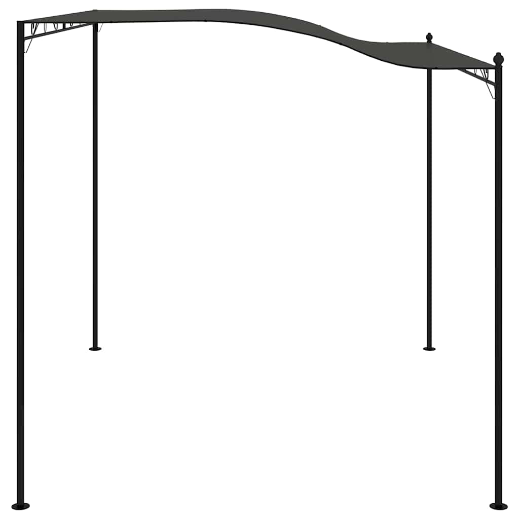 vidaXL Zadaszenie, 3 x 2,4 m, antracytowe
