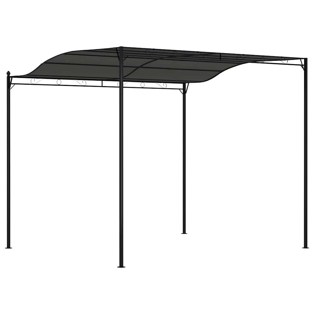 vidaXL Zadaszenie, 3 x 2,4 m, antracytowe
