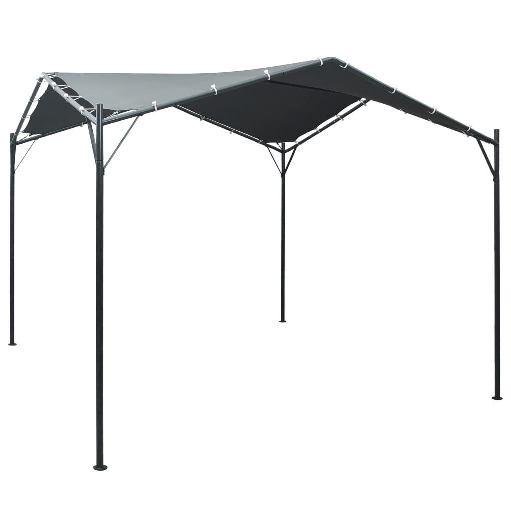 vidaXL Altana/namiot ogrodowy, 3x3 m, stal, antracytowy