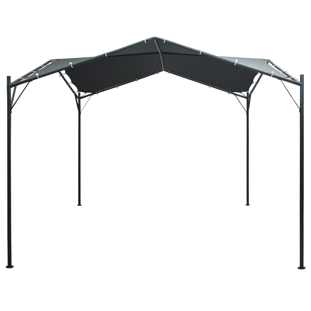 vidaXL Altana/namiot ogrodowy, 3x3 m, stal, antracytowy