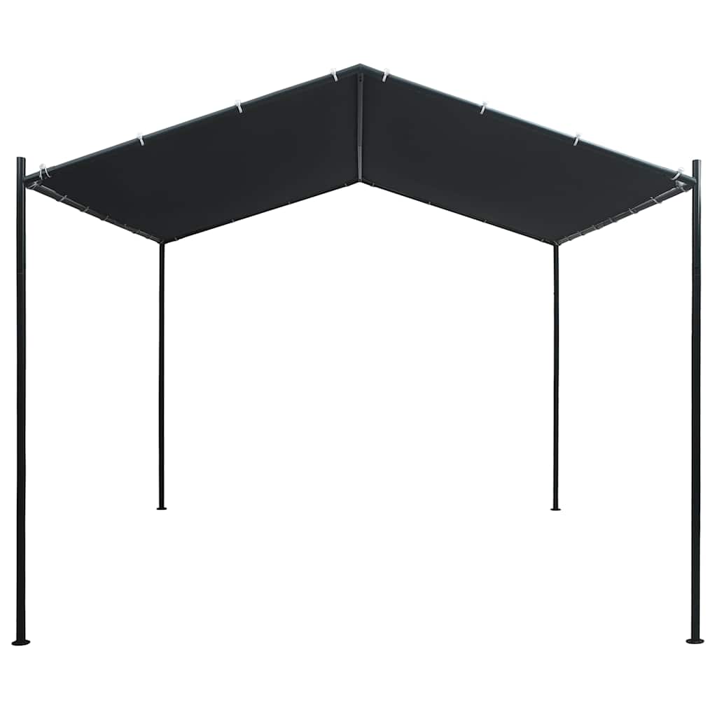 vidaXL Altana/namiot ogrodowy, 3x3 m, stal, antracytowa