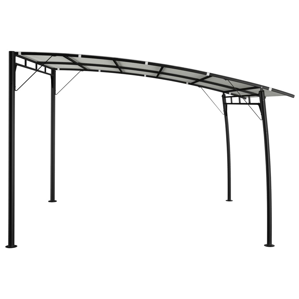 vidaXL Zadaszenie ogrodowe, 3 x 3 x 2,55 m, kremowe