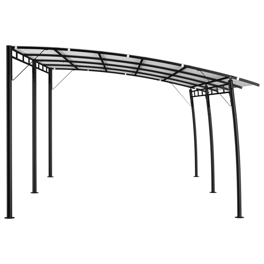 vidaXL Zadaszenie ogrodowe, 6 x 3 x 2,55 m, kremowe