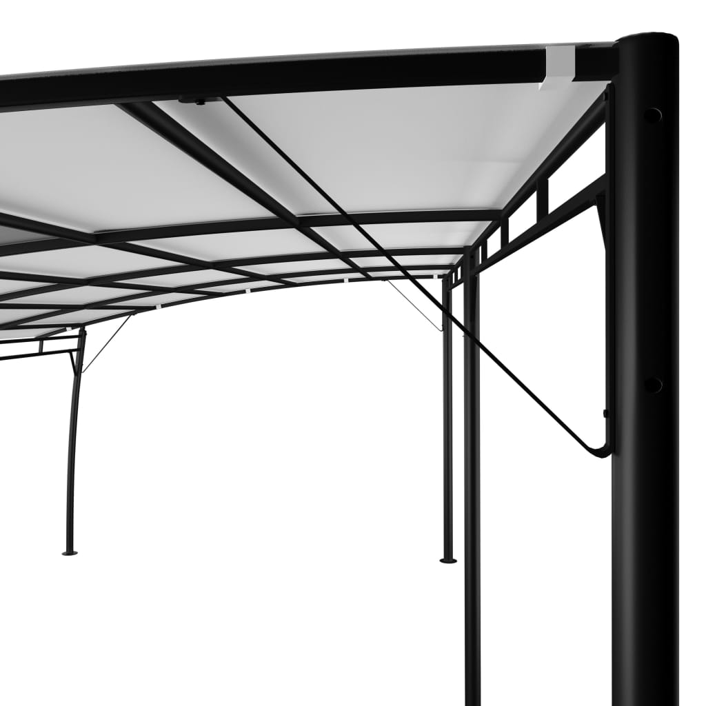 vidaXL Zadaszenie ogrodowe, 6 x 3 x 2,55 m, kremowe