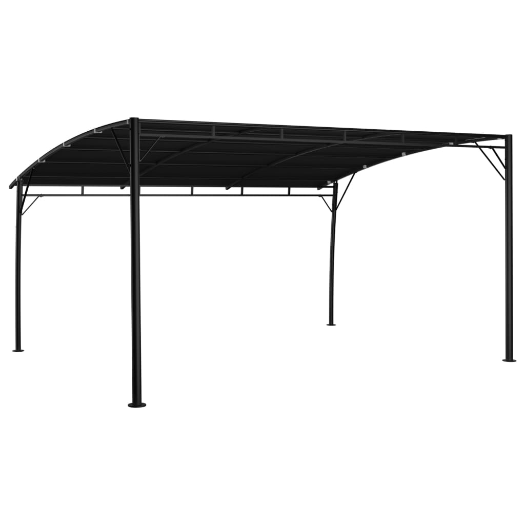 vidaXL Zadaszenie ogrodowe, 4 x 3 x 2,55 m, antracytowe