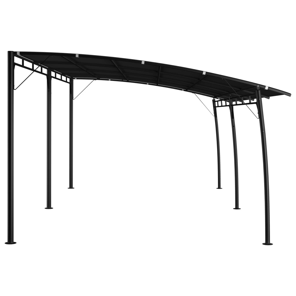 vidaXL Zadaszenie ogrodowe, 6 x 3 x 2,55 m, antracytowe