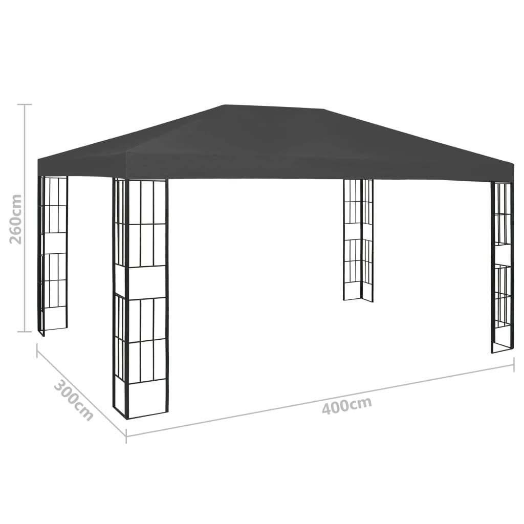 vidaXL Altana 3x4 m, antracytowa