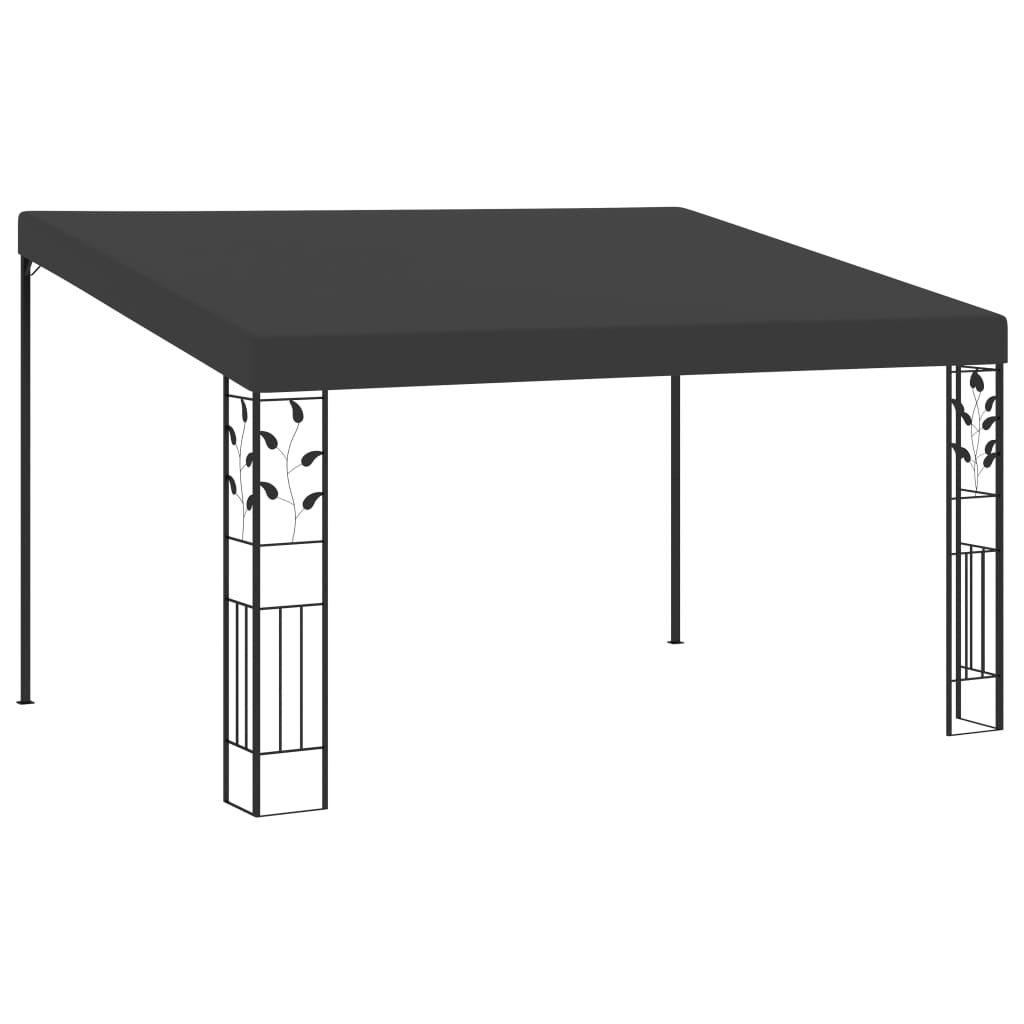 vidaXL Altana przyścienna, 4 x 3 x 2,5 m, antracytowa