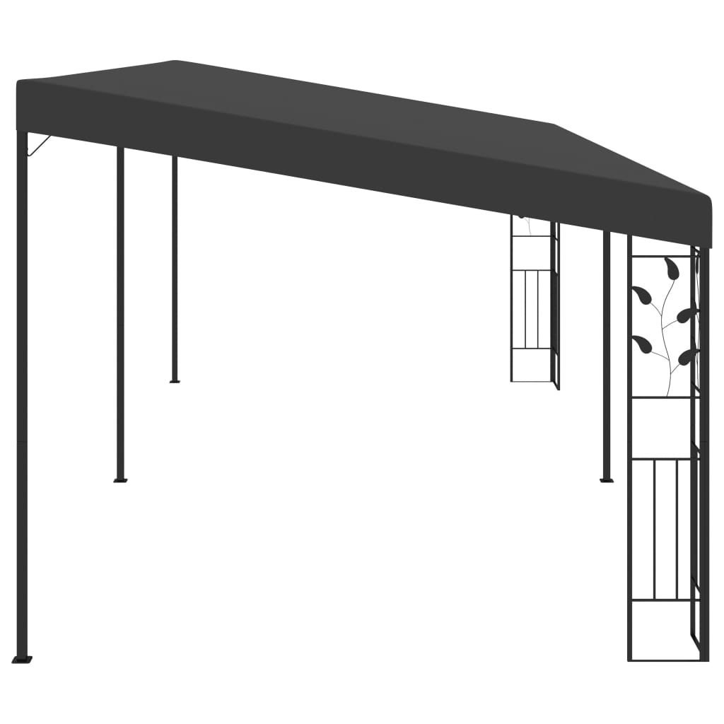 vidaXL Altana przyścienna, 6 x 3 x 2,5 m, antracytowa
