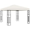 vidaXL Altana, 3 x 3 m, kremowa, tkanina