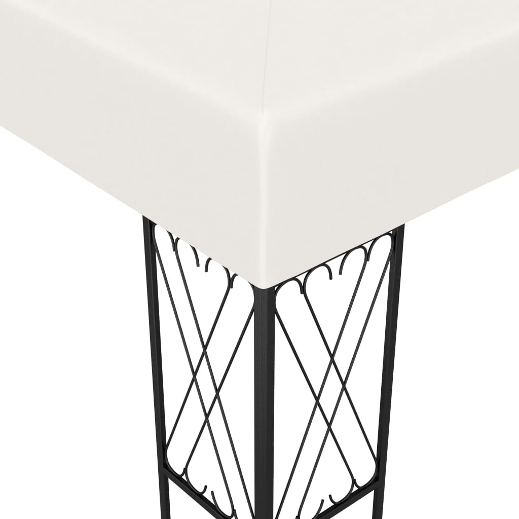 vidaXL Altana, 3 x 3 m, kremowa, tkanina