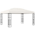 vidaXL Altana, 3 x 4 m, kremowa, tkanina
