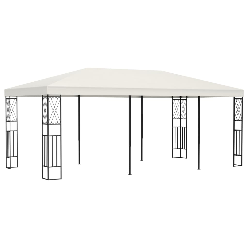 vidaXL Altana, 3 x 6 m, kremowa, tkanina