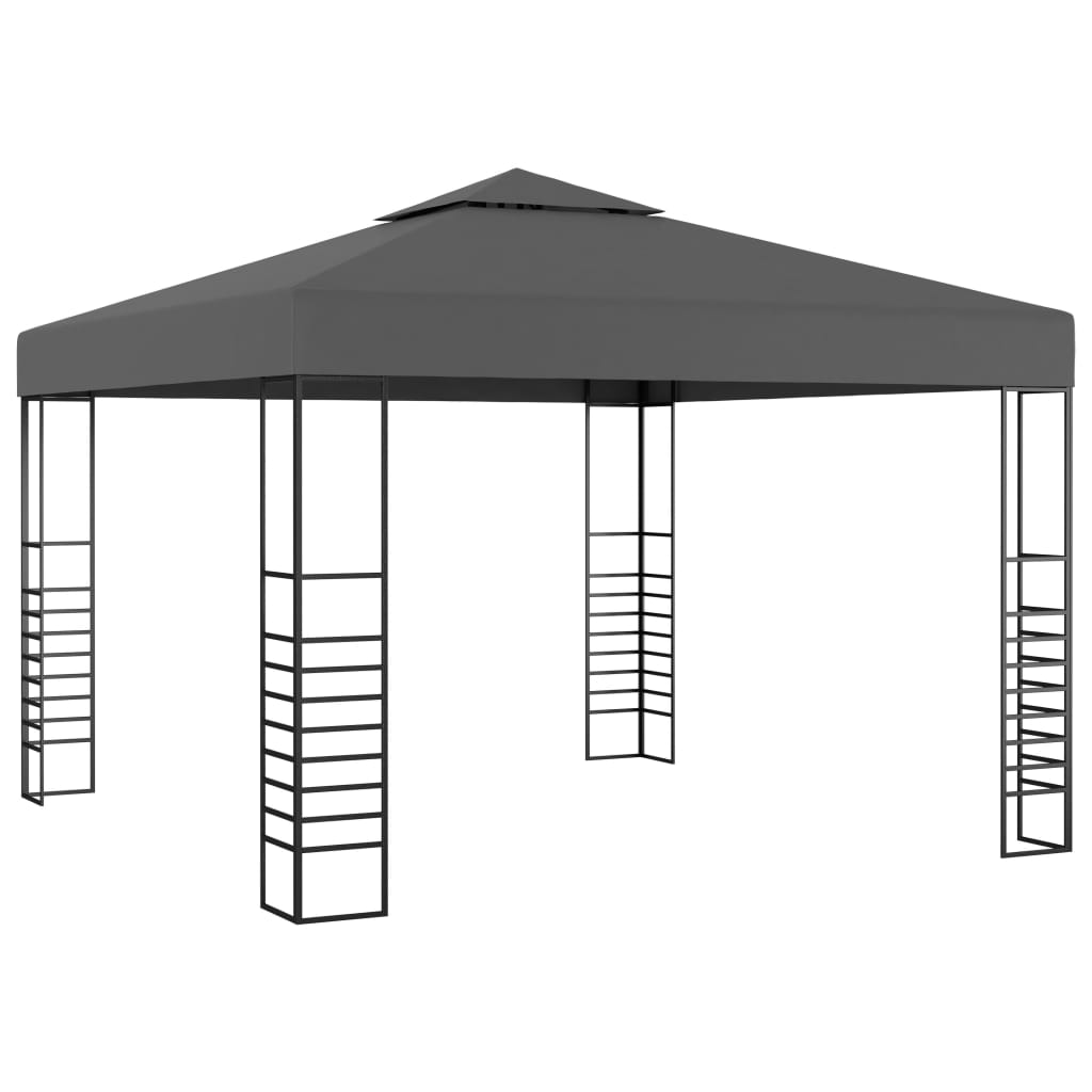 vidaXL Namiot ogrodowy, 3 x 3 m, antracytowy
