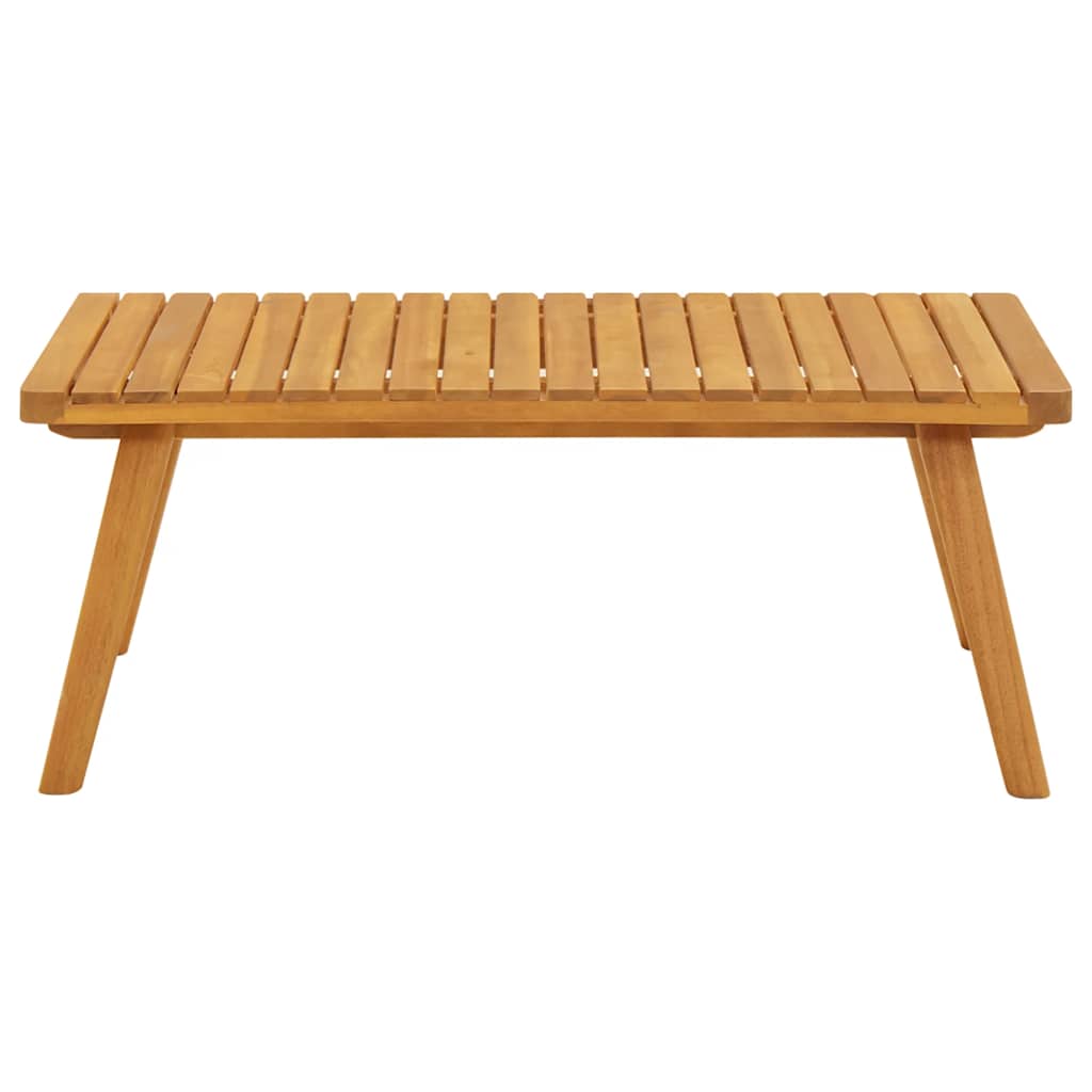 vidaXL Ogrodowy stolik kawowy, 90x55x35 cm, lite drewno akacjowe