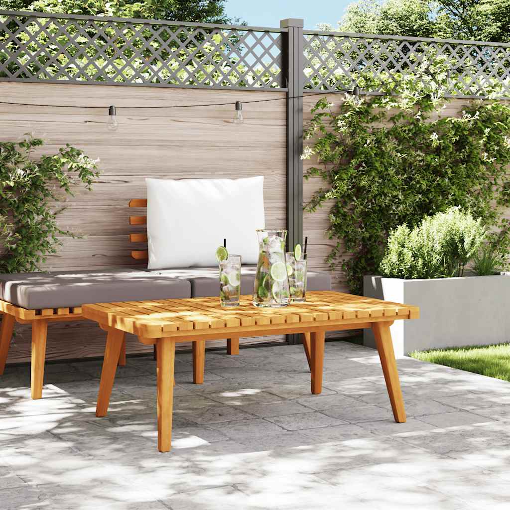 vidaXL Ogrodowy stolik kawowy, 90x55x35 cm, lite drewno akacjowe