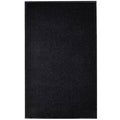 vidaXL Wycieraczka, czarna, 117x220 cm, PVC