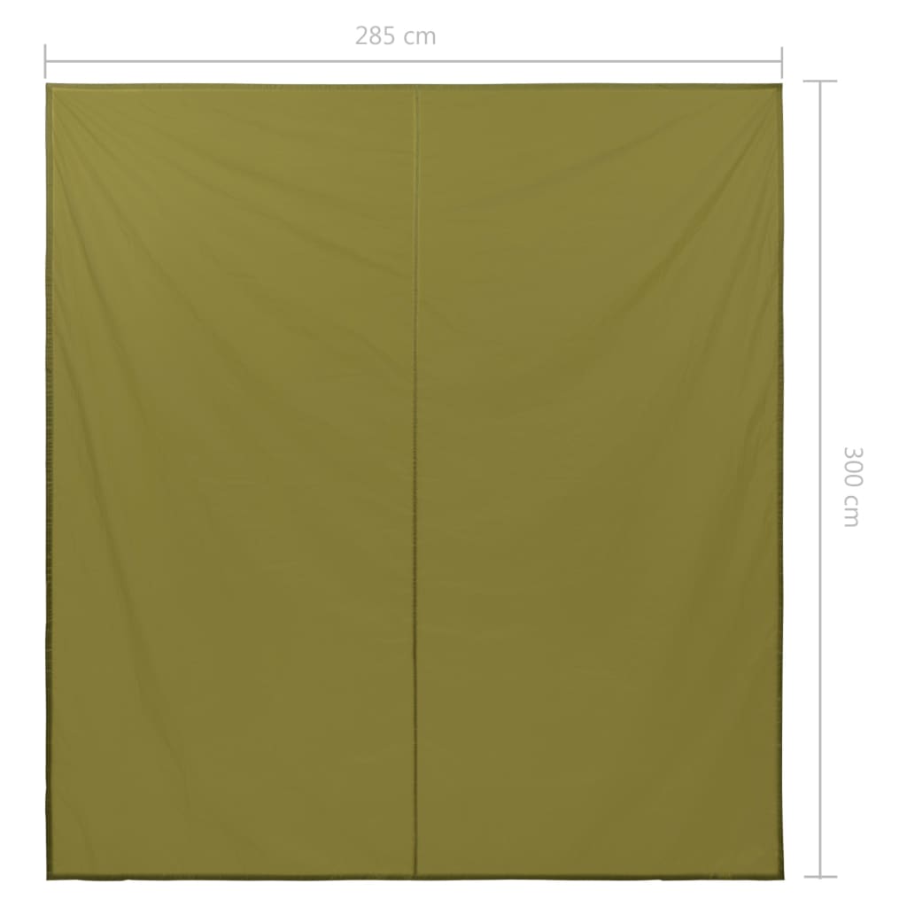 vidaXL Płachta biwakowa, 3x2,85 m, zielona