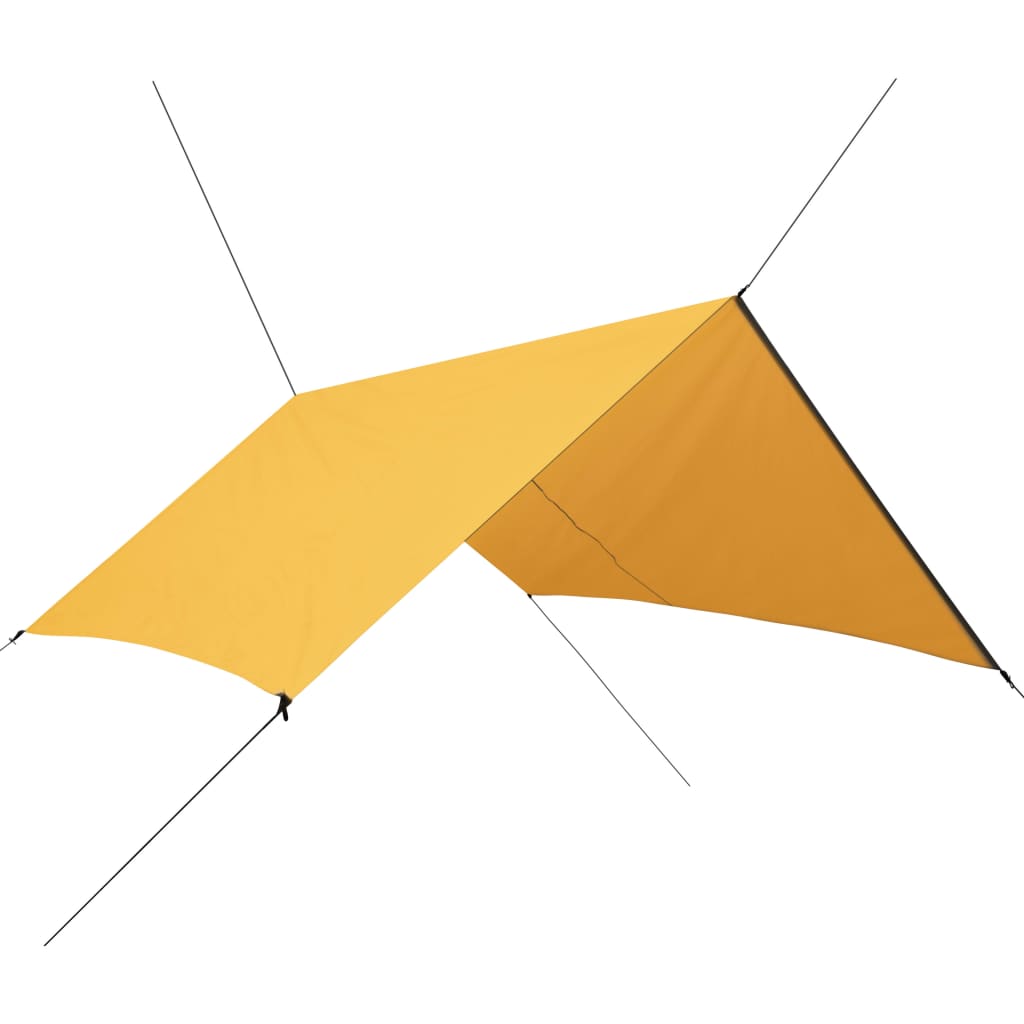 vidaXL Płachta biwakowa, 3x2,85 m, żółta