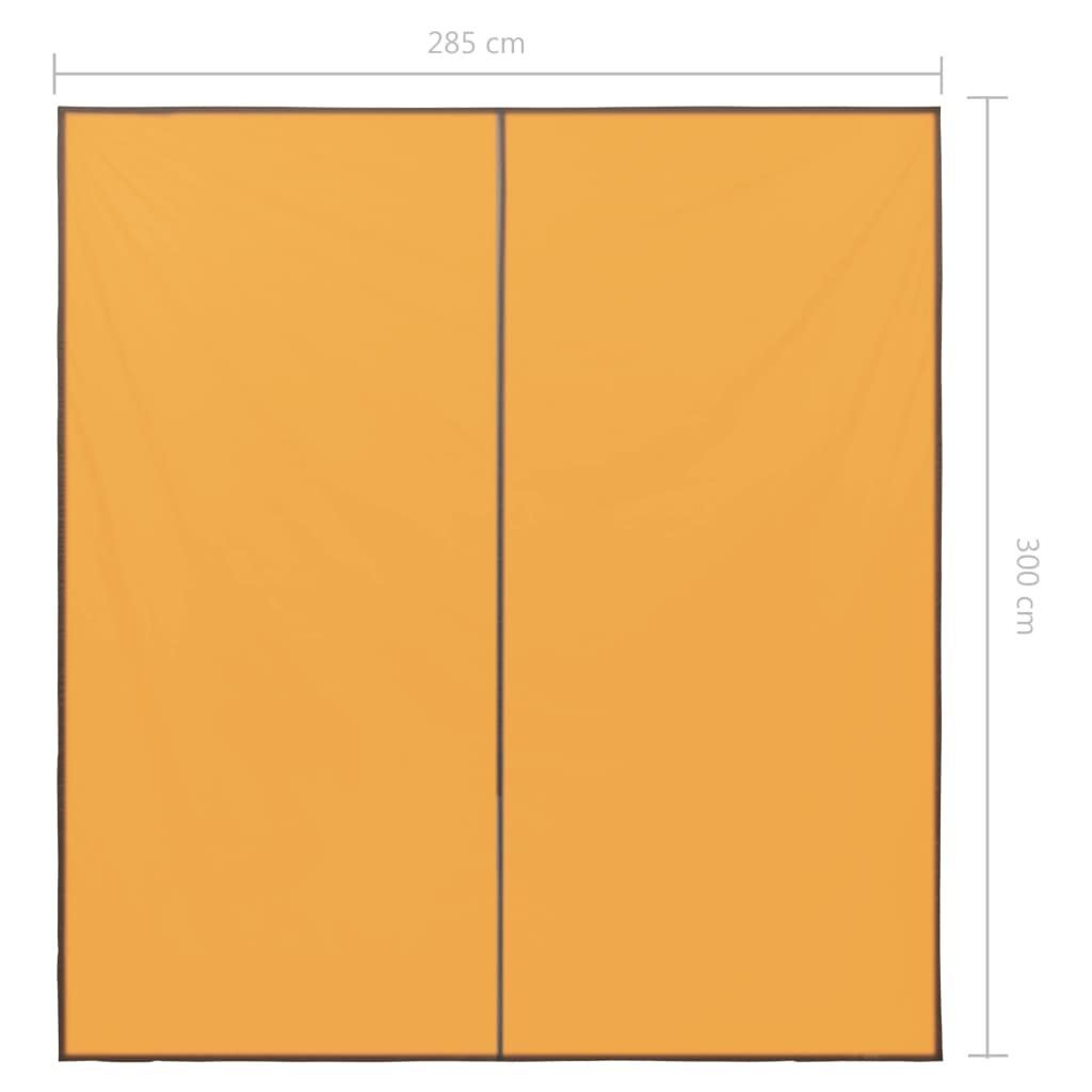 vidaXL Płachta biwakowa, 3x2,85 m, żółta
