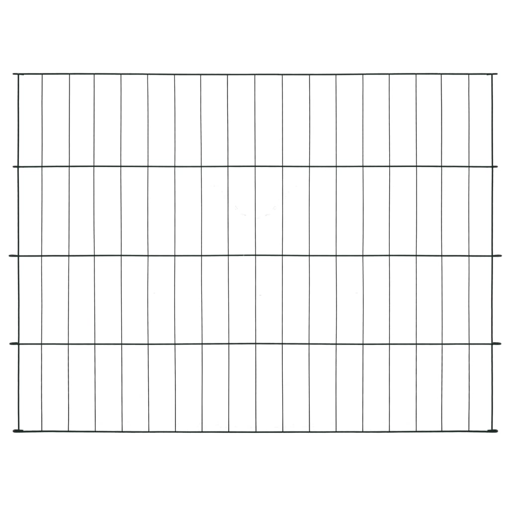 vidaXL Płotek ogrodowy, 115 x 79 cm, zielony
