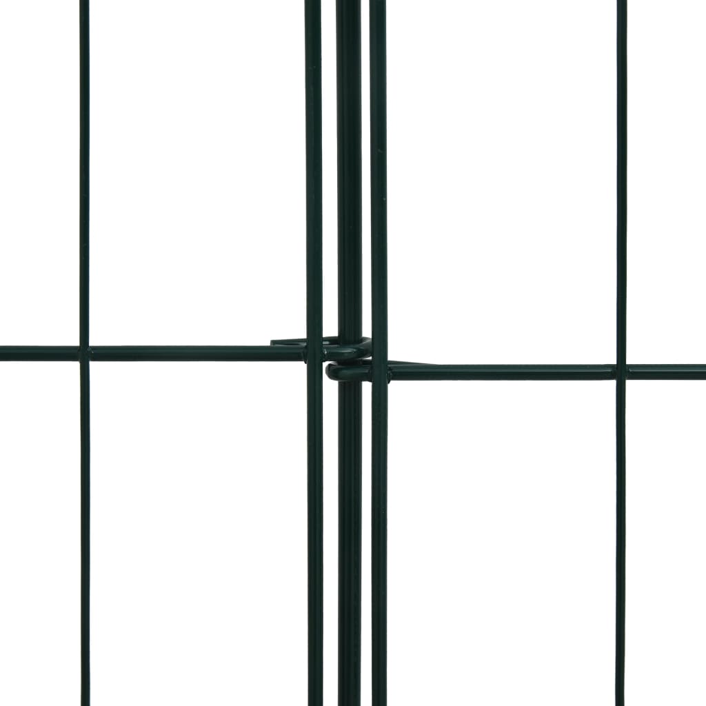 vidaXL Płotek ogrodowy, 115 x 79 cm, zielony