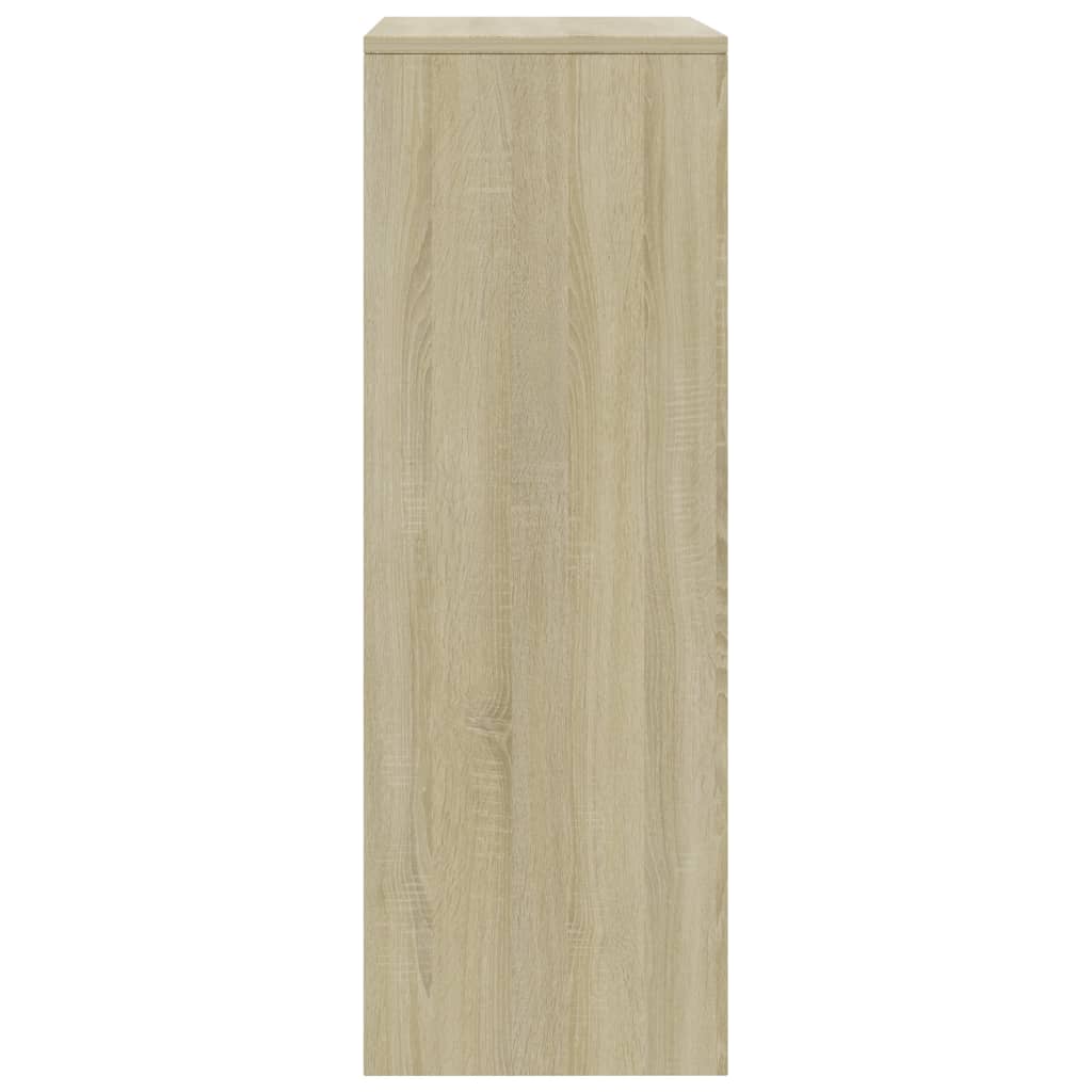 vidaXL Komoda z 6 szufladami, dąb sonoma, 50x34x96 cm