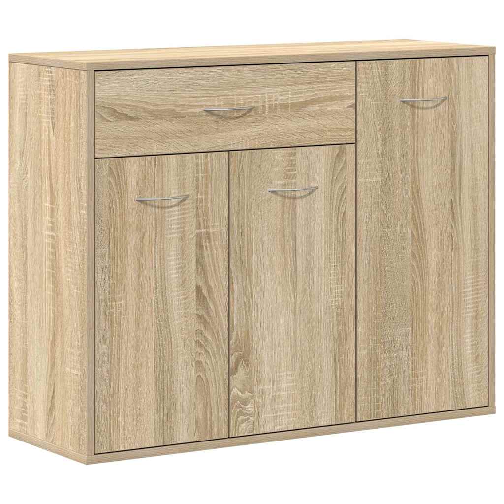 vidaXL Szafka, dąb sonoma, 88x30x70 cm, materiał drewnopochodny