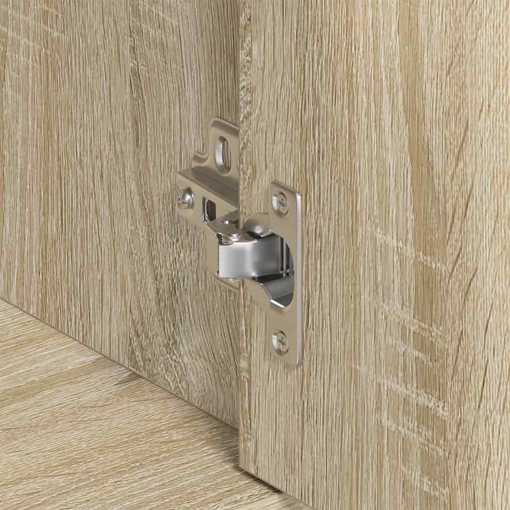 vidaXL Szafka, dąb sonoma, 88x30x70 cm, materiał drewnopochodny