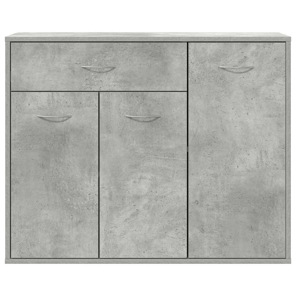 vidaXL Szafka, szarość betonu, 88x30x70 cm, materiał drewnopochodny