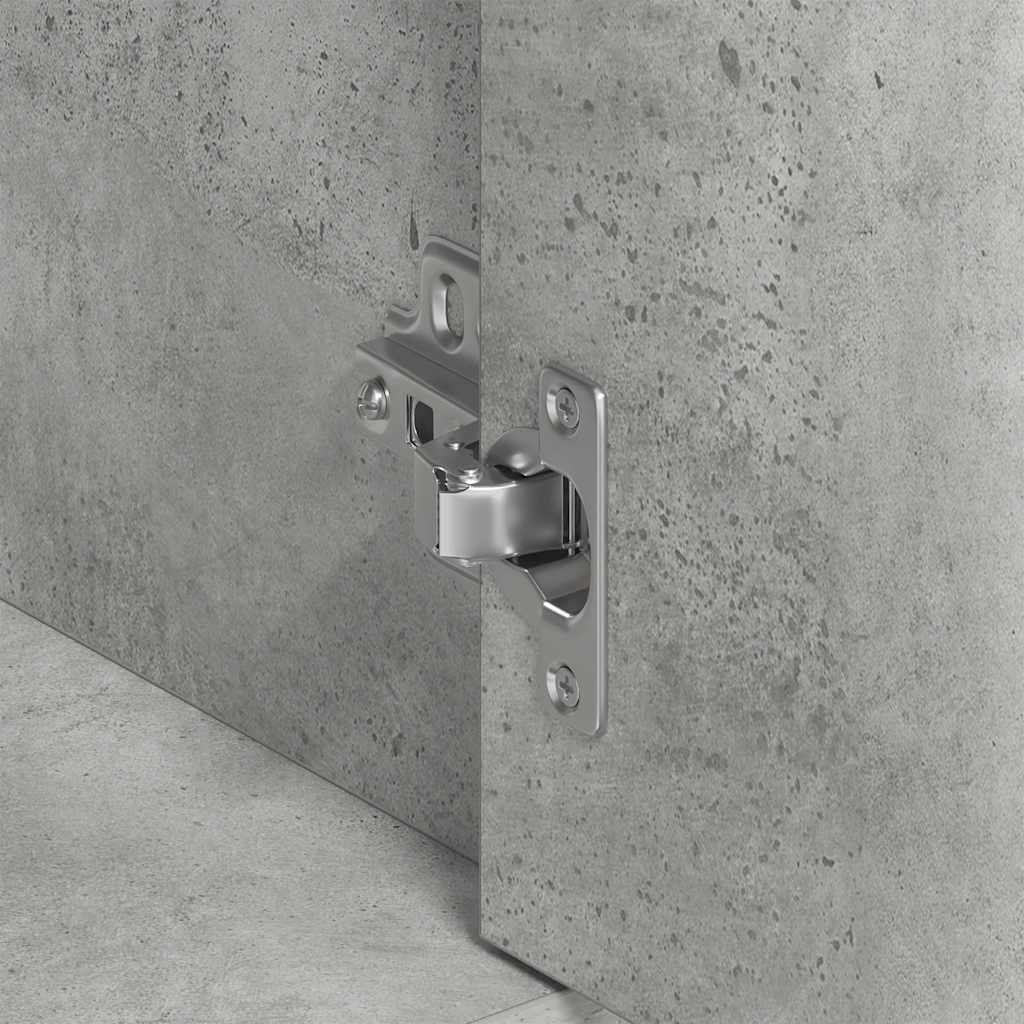 vidaXL Szafka, szarość betonu, 88x30x70 cm, materiał drewnopochodny