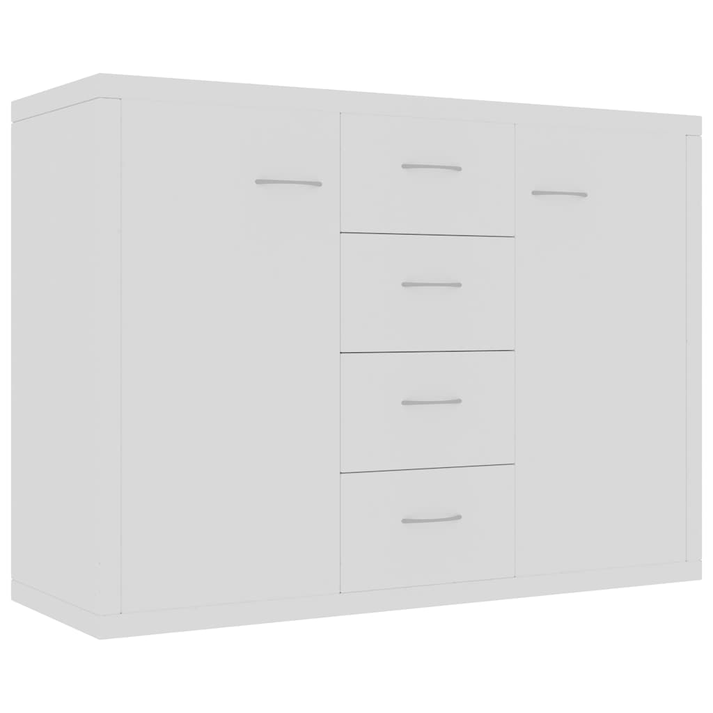 vidaXL Szafka, biała, 88x30x65 cm, materiał drewnopochodny