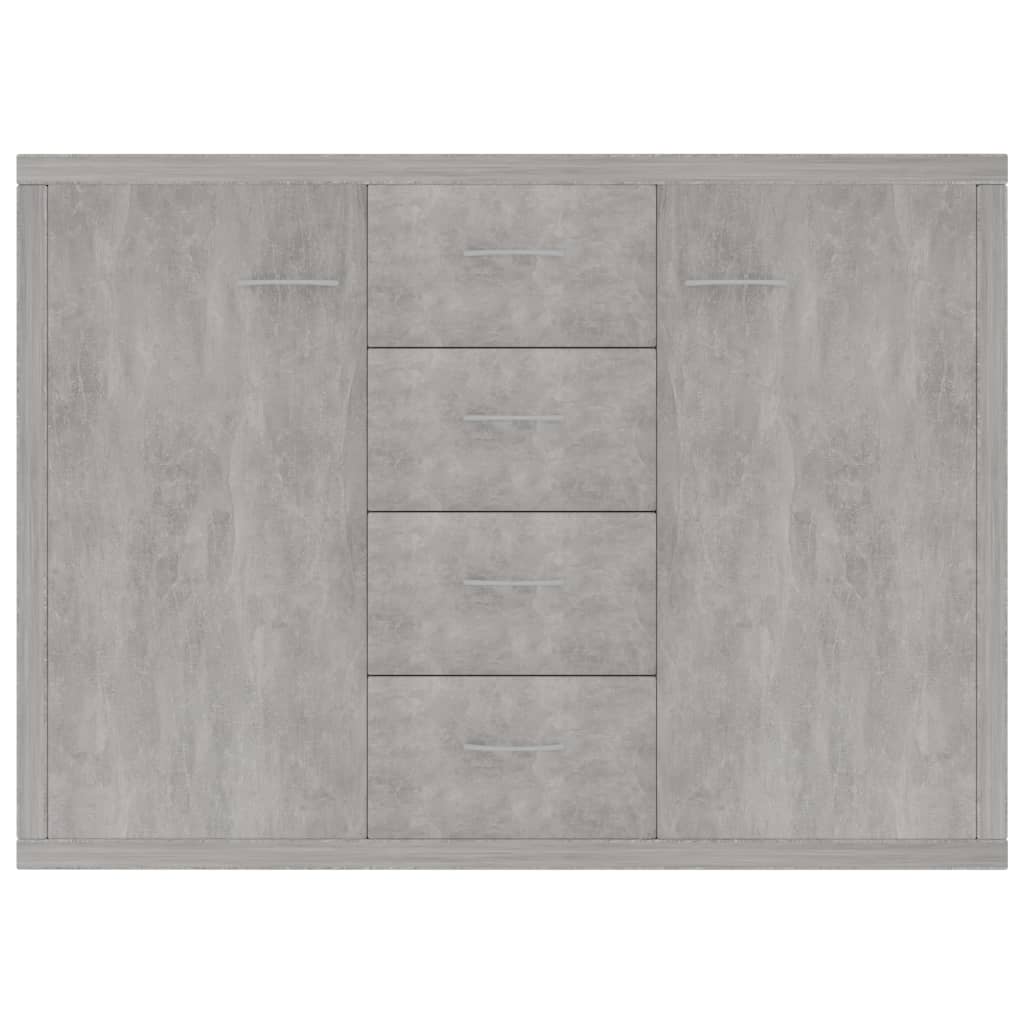 vidaXL Szafka, betonowa szarość, 88x30x65 cm, materiał drewnopochodny