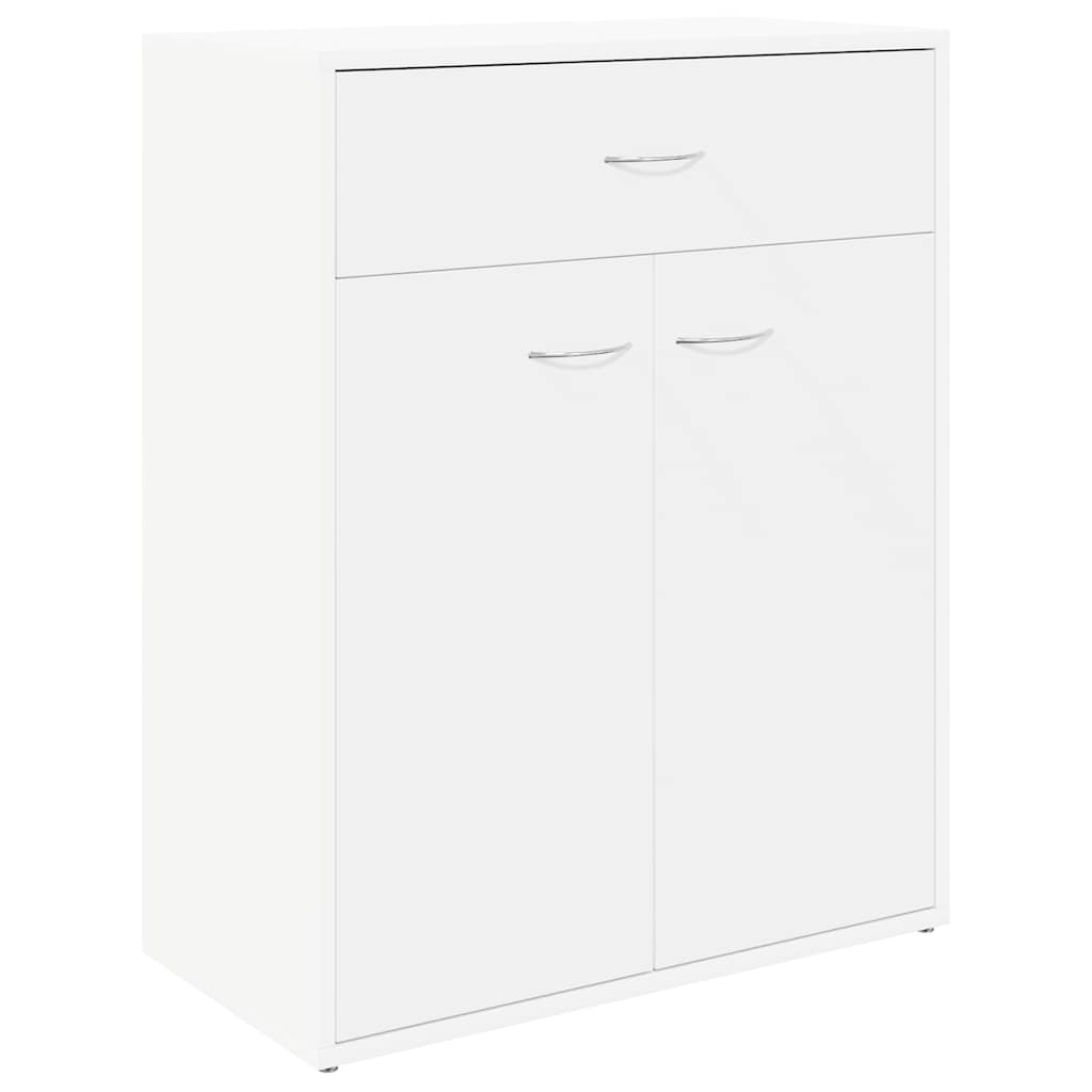 vidaXL Szafka, biała, 60x30x75 cm, materiał drewnopochodny