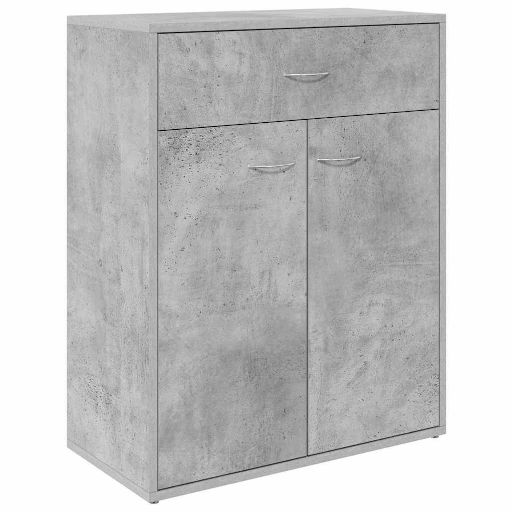 vidaXL Szafka, betonowa szarość, 60x30x75 cm, materiał drewnopochodny