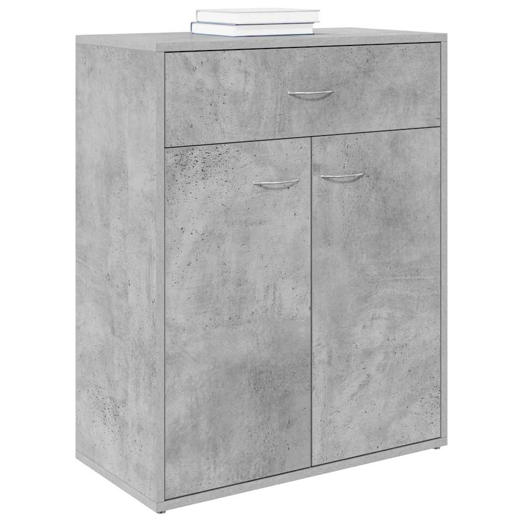 vidaXL Szafka, betonowa szarość, 60x30x75 cm, materiał drewnopochodny