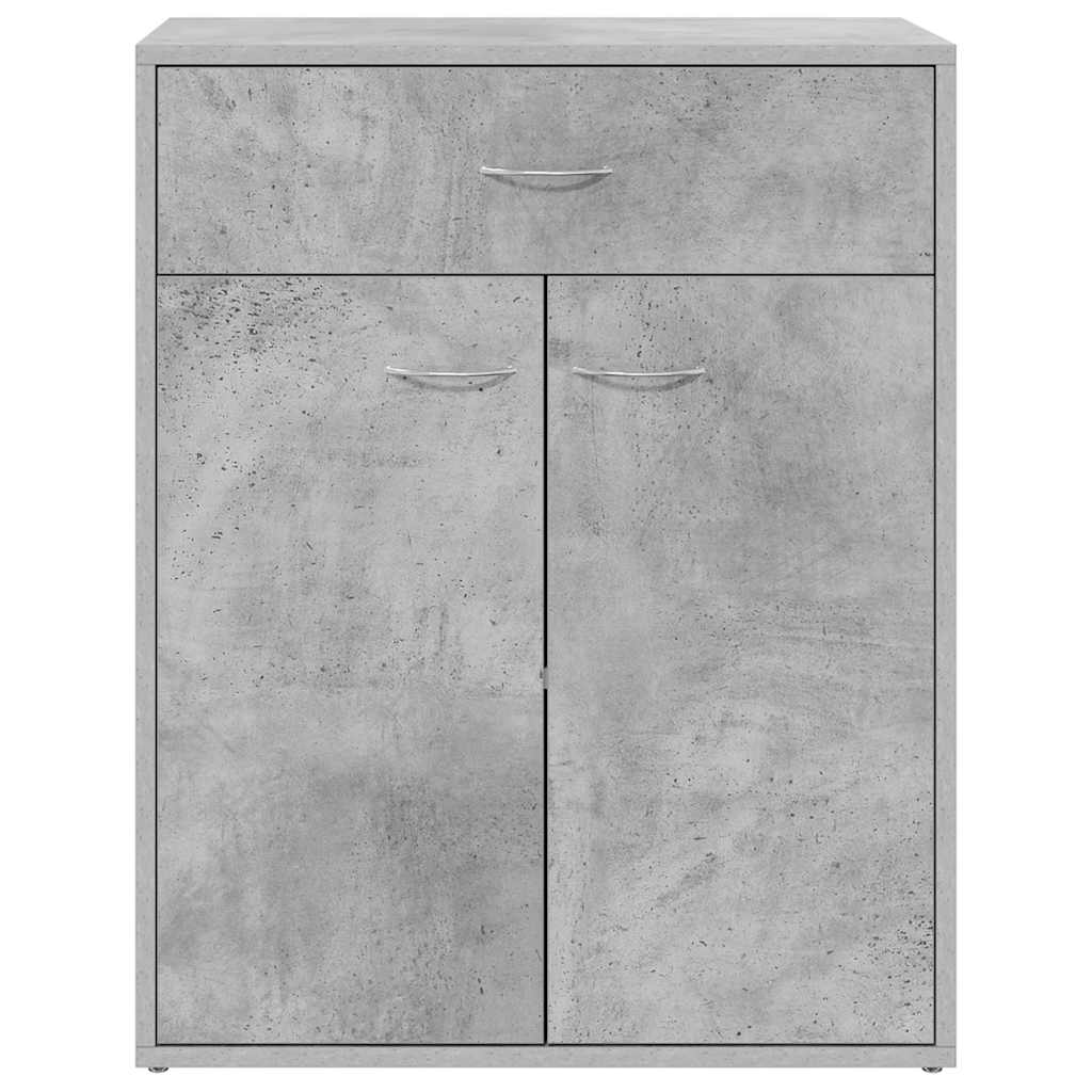 vidaXL Szafka, betonowa szarość, 60x30x75 cm, materiał drewnopochodny