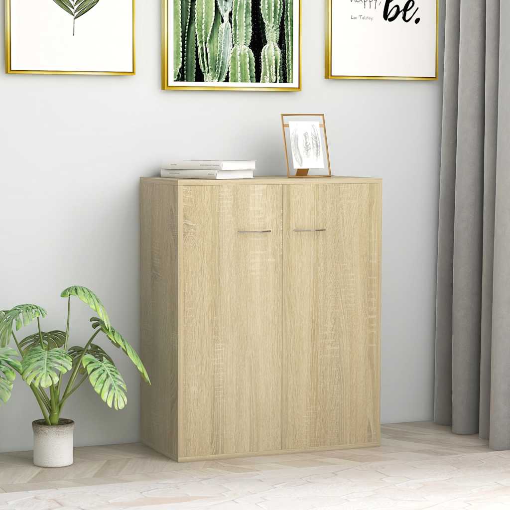 vidaXL Szafka, kolor dąb sonoma, 60x30x75 cm, materiał drewnopochodny