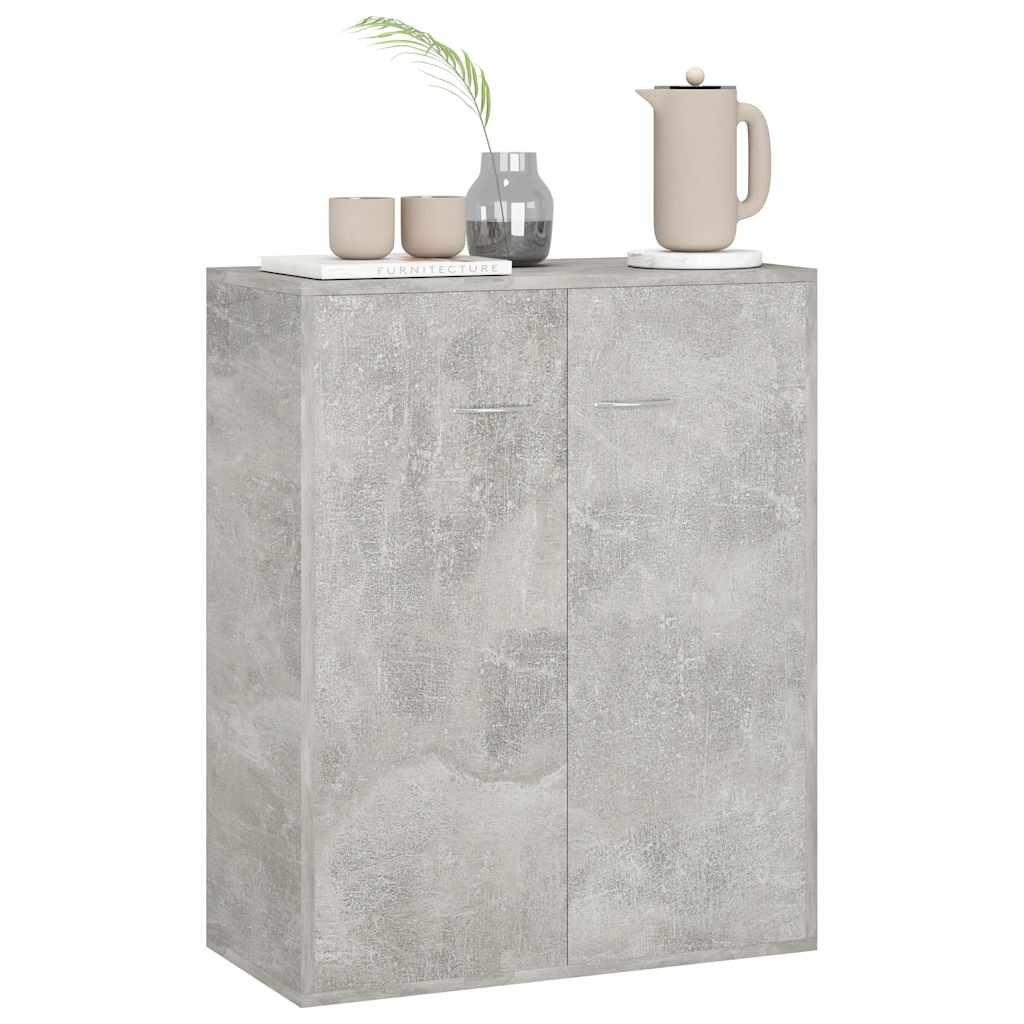 vidaXL Szafka, betonowa szarość, 60x30x75 cm, materiał drewnopochodny
